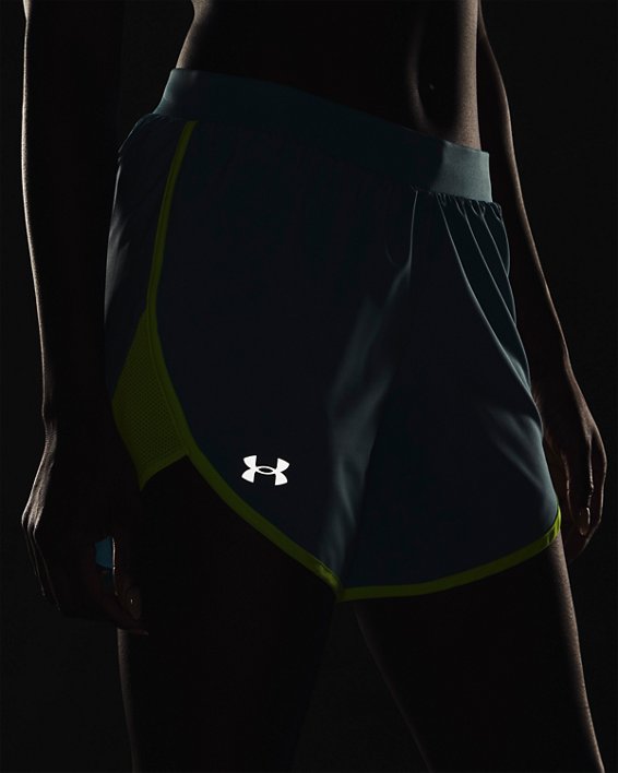 Women's UA Fly-By Elite 5'' Shorts in Blue image number 4